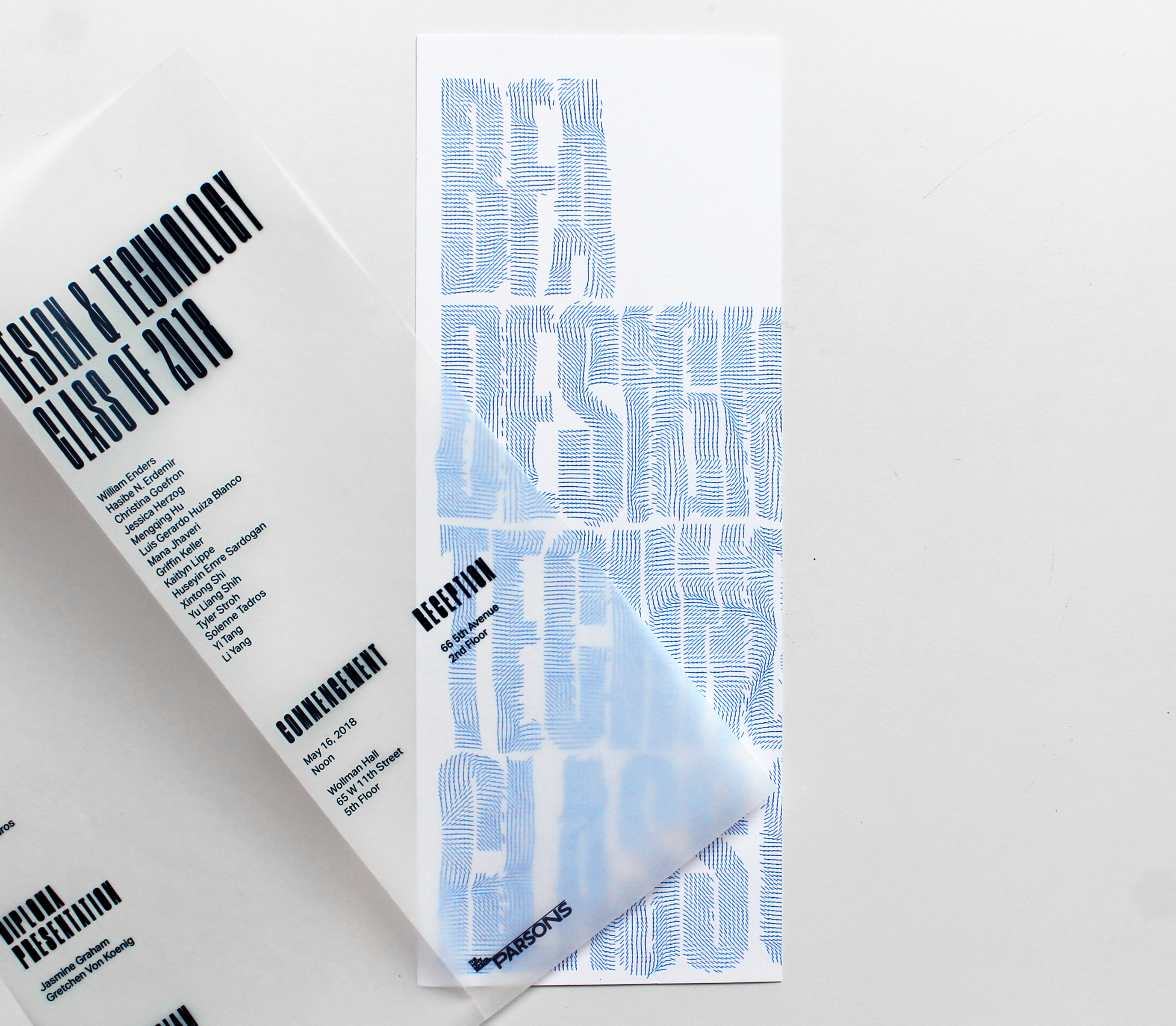 BFA Design Technology commencement program, design, code, and production, Talia Cotton