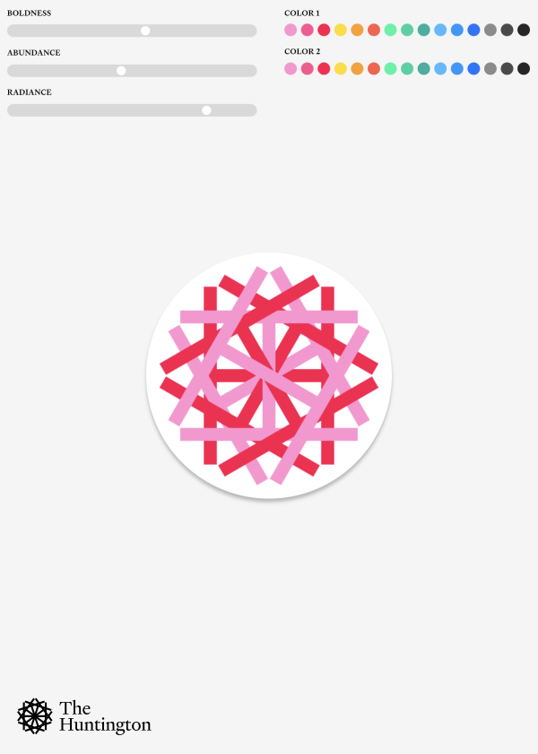 Animated thumbnail for The Huntington Sticker Generator by Talia Cotton