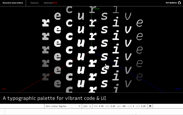 Animated thumbnail for Recursive Minisite by Talia Cotton